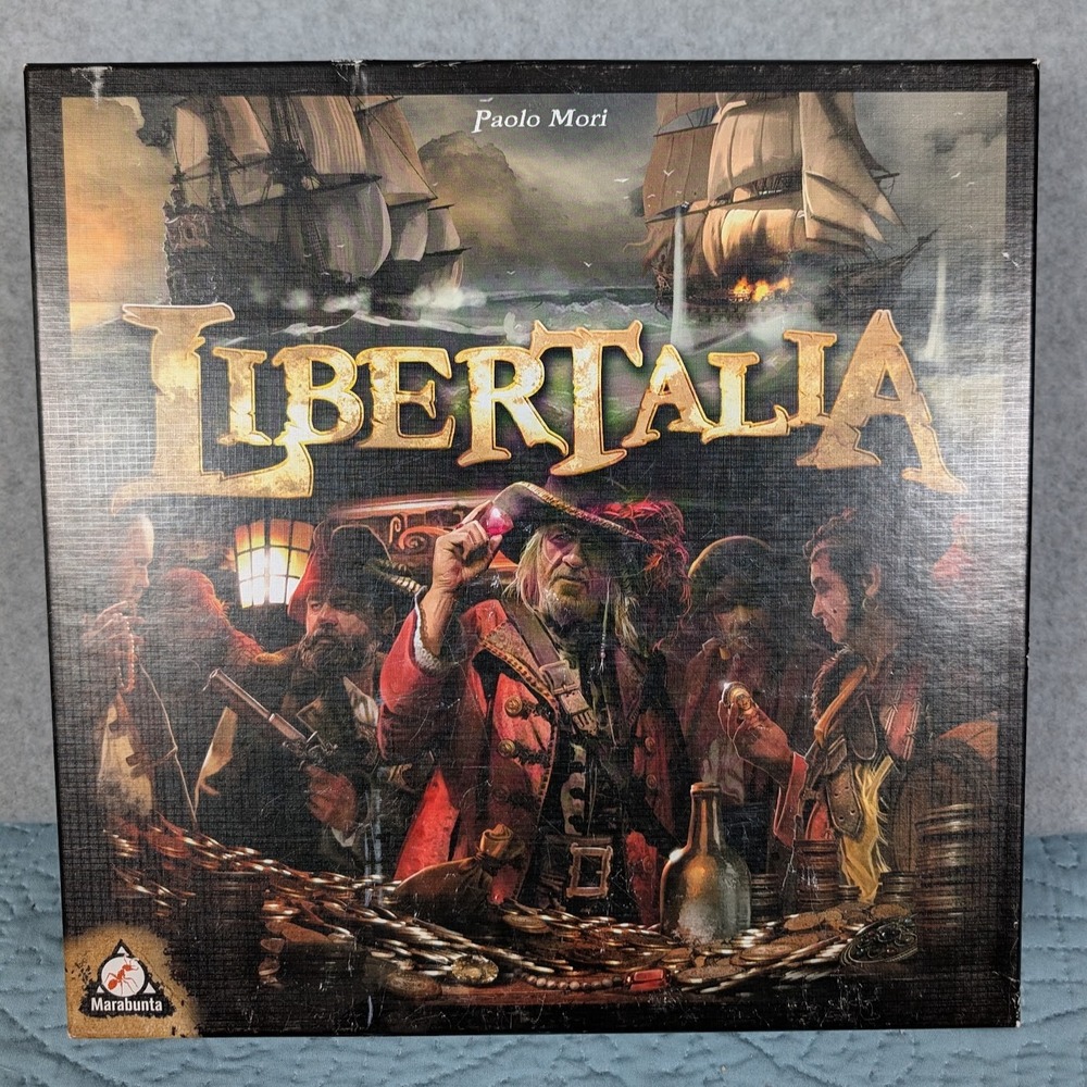 Libertalia Board Game Paolo Mori Marabunta Asmodee Pirate Strategy Complete